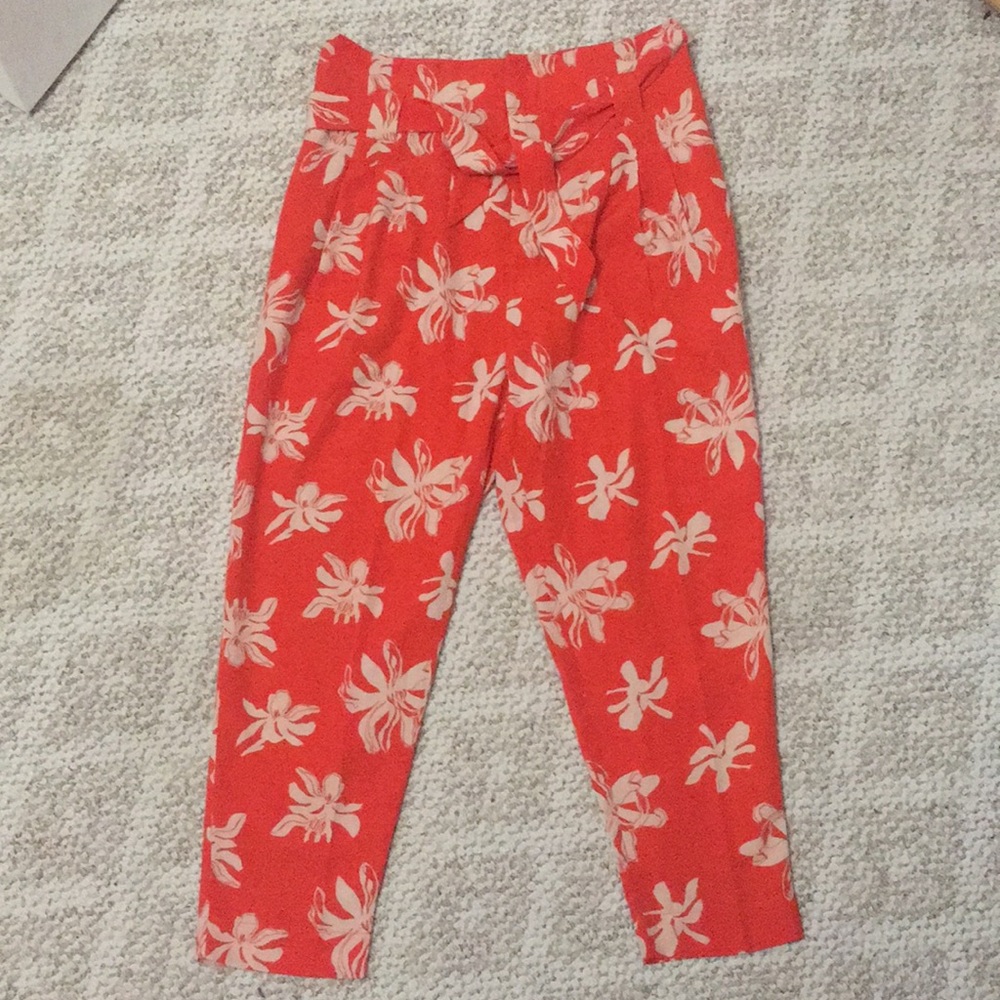 Viva Vena orchid floral harem pant size 6